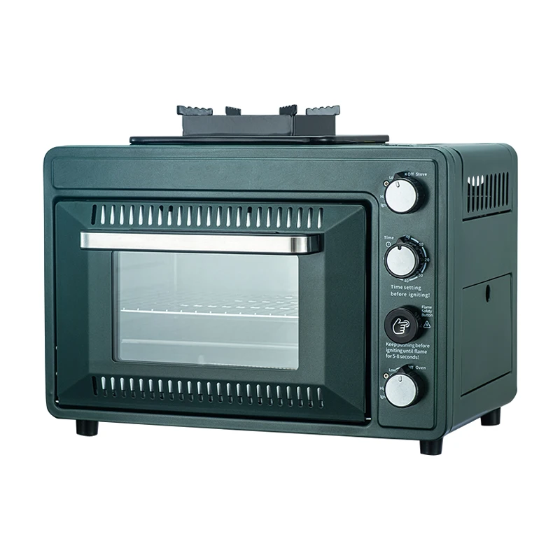 Factory Direct Sales Portable Multi-function Outdoor Gas Oven with Stove 2 in 1 for Camping Cooking BBQ Cookware
Factory Direct Sales Portable Multi-function Outdoor Gas Oven with Stove 2 in 1 for Camping Cooking BBQ Cookware