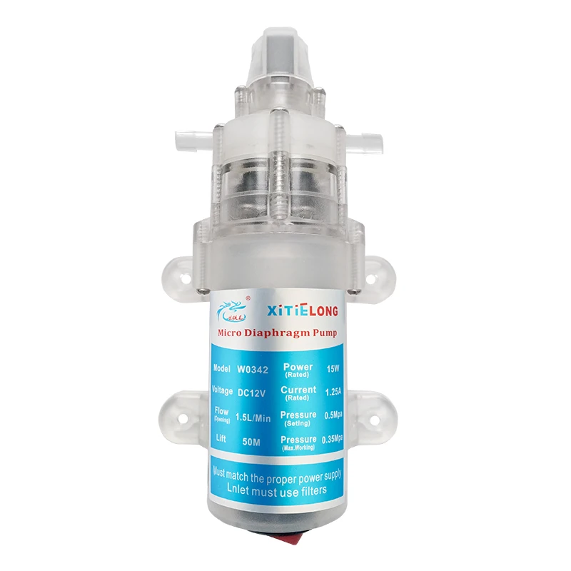 W0342Ya-12-15MKC Малошумный пищевой мембранный насос Автоматический запуск-стоп Диспенсер для воды Электрический водяной насос низкого давления
W0342Ya-12-15MKC Малошумный пищевой мембранный насос Автоматический запуск-стоп Диспенсер для воды Электрический водяной насос низкого давления