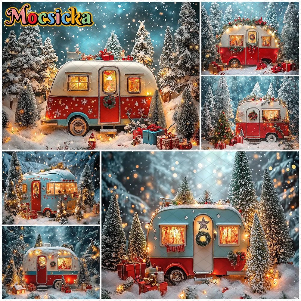 Mocsicka Christmas Backdrop Photography Winter Xmas Tree Snow Motor Home Decoration Family Holiday Party Photo Background Banner
Mocsicka Christmas Backdrop Photography Winter Xmas Tree Snow Motor Home Decoration Family Holiday Party Photo Background Banner