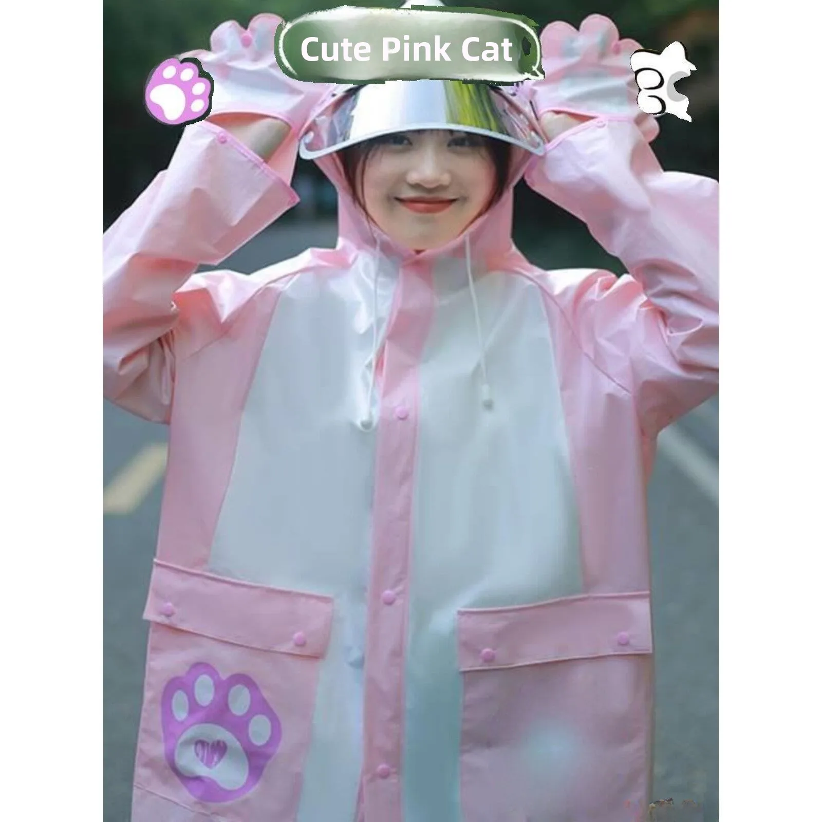 Женский дождевик с мультяшным дизайном, полностью водонепроницаемый, для походов и велоспорта, дышащий материал, модный стиль
Женский дождевик с мультяшным дизайном, полностью водонепроницаемый, для походов и велоспорта, дышащий материал, модный стиль