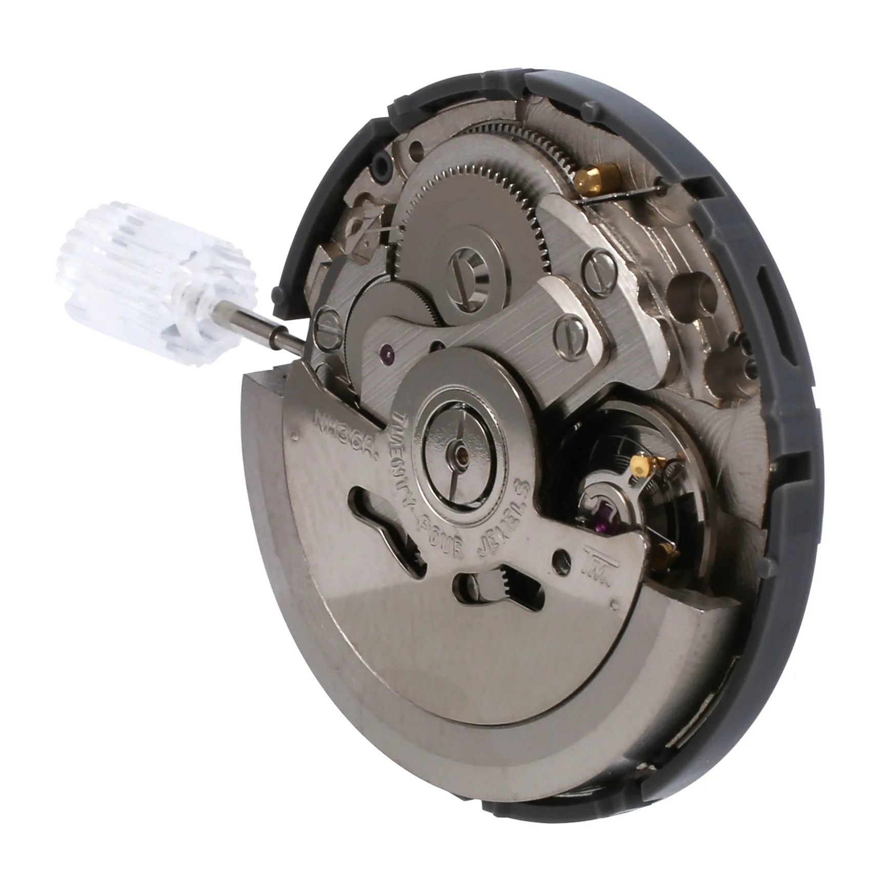CLCUV NH36/NH36A Automatic Mechanical Movement 24 Jewels White Datewheel Crown At 3.0 Watch Mechanism Replacements
CLCUV NH36/NH36A Automatic Mechanical Movement 24 Jewels White Datewheel Crown At 3.0 Watch Mechanism Replacements