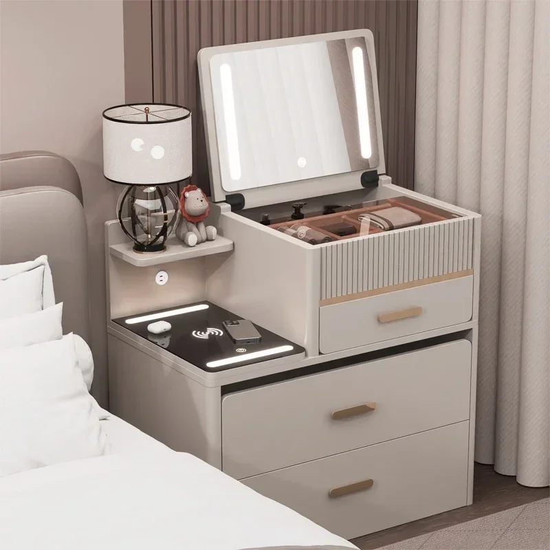 Girls Bedroom Set Furniture Room Minimalist Makeup Vanity Table Chair Salon Bedside Dresser Nordic Luxury Dressing Modern Woman 
Girls Bedroom Set Furniture Room Minimalist Makeup Vanity Table Chair Salon Bedside Dresser Nordic Luxury Dressing Modern Woman