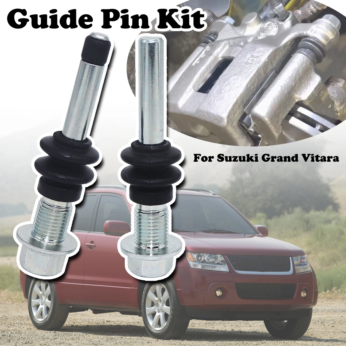 Rear Brake Caliper Cylinder Slider Guide Pin Left Right Disc Housing Bolt Bushing Boot Spare Parts For Suzuki Grand Vitara 2005-
Rear Brake Caliper Cylinder Slider Guide Pin Left Right Disc Housing Bolt Bushing Boot Spare Parts For Suzuki Grand Vitara 2005-
