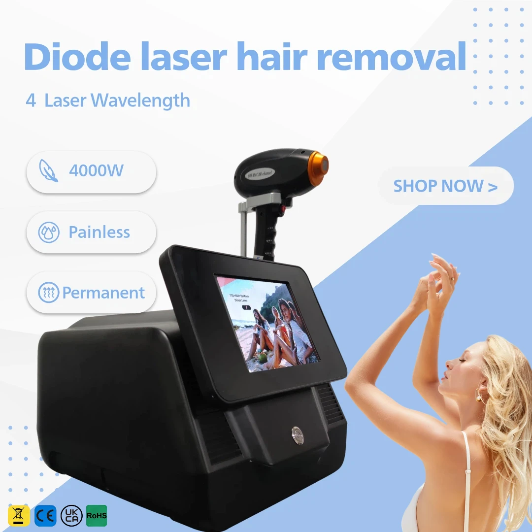 4000W Lady Shaver 808 Laser Hair Remover Women Razor Facial Hair Remover Machine Bikini Trimmer Leg Electric Machine
4000W Lady Shaver 808 Laser Hair Remover Women Razor Facial Hair Remover Machine Bikini Trimmer Leg Electric Machine