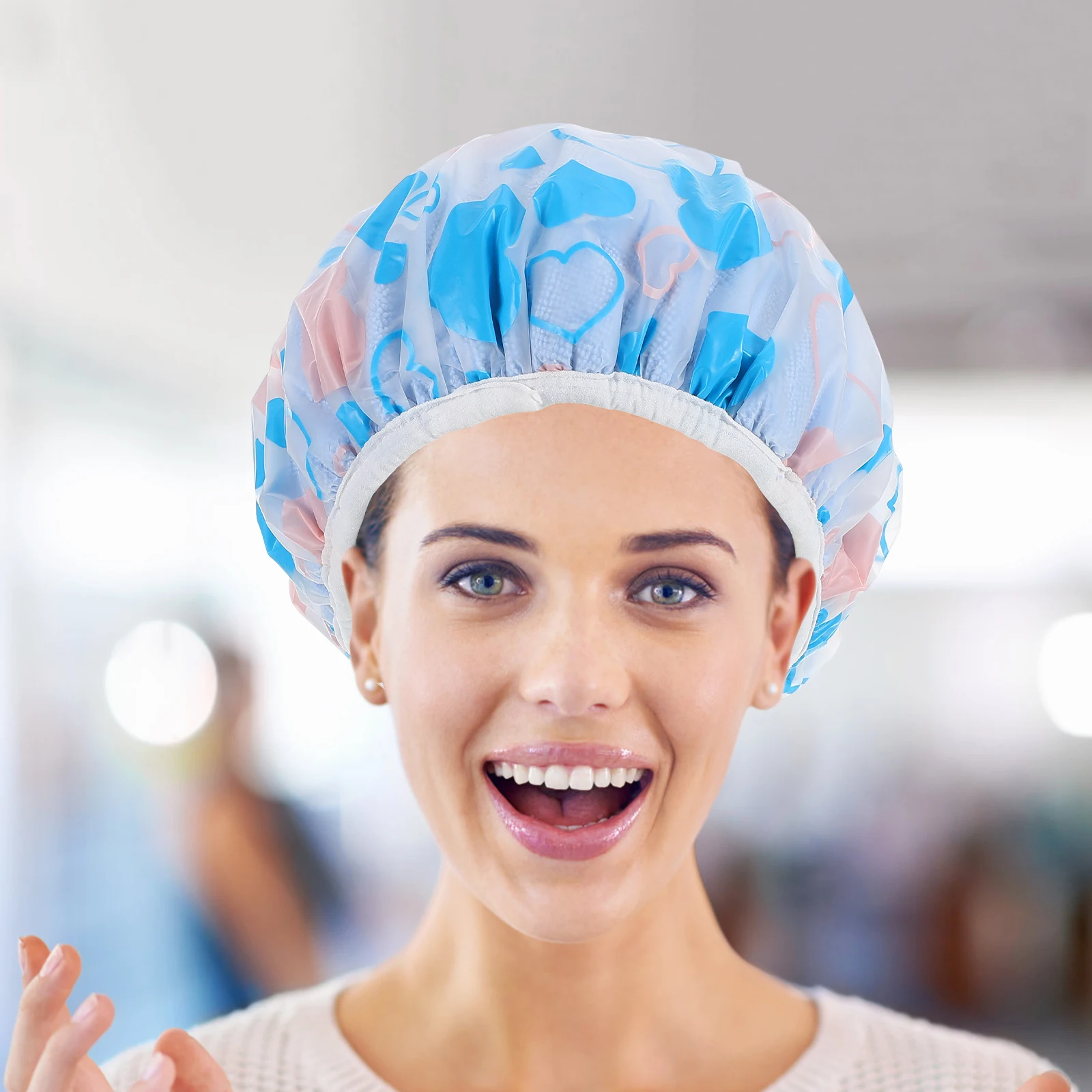 Bath Hair Hat Bonnet Waterproof Shower Cap For Women Print Reusable Drying Wrap Thick Hair Towel Cap Spa Salon Bathing
Bath Hair Hat Bonnet Waterproof Shower Cap For Women Print Reusable Drying Wrap Thick Hair Towel Cap Spa Salon Bathing