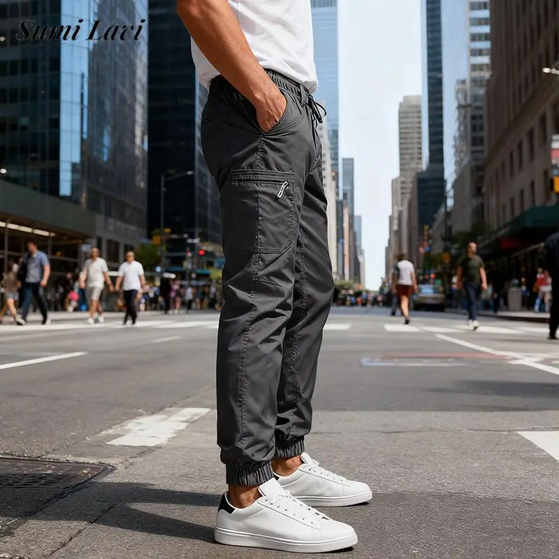 Stylish Multi Pockets Drawstring Cargo Pants Men's Vintage Solid Color Slim Fit Trousers Mens Spring Autumn Casual Pants
Stylish Multi Pockets Drawstring Cargo Pants Men's Vintage Solid Color Slim Fit Trousers Mens Spring Autumn Casual Pants