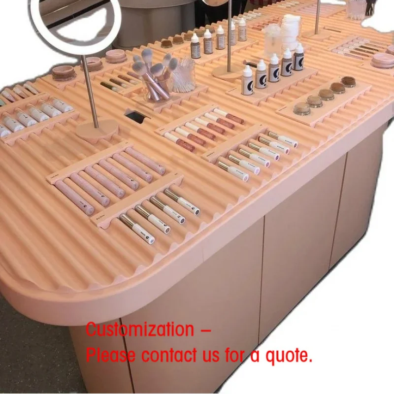 custom.Quality Customized Popular Fluted Tabletop Cosmetics Display Counter Table Fashion Cosmetics Display
custom.Quality Customized Popular Fluted Tabletop Cosmetics Display Counter Table Fashion Cosmetics Display