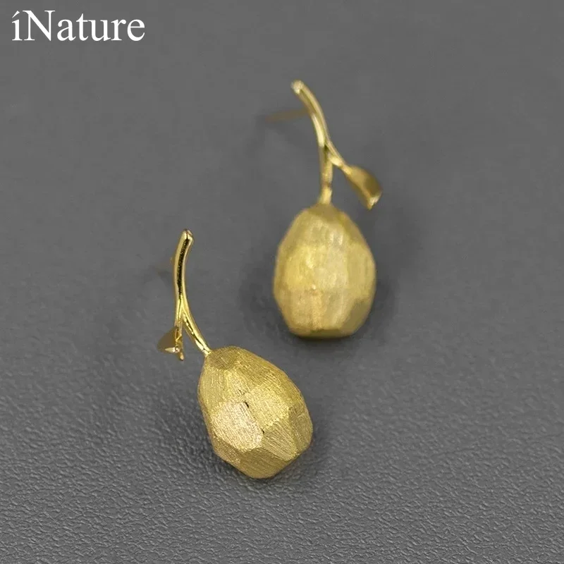 INATURE 925 Sterling Silver Exquisite Pear Fruit Stud Earrings for Women Funny Jewelry Gift
INATURE 925 Sterling Silver Exquisite Pear Fruit Stud Earrings for Women Funny Jewelry Gift