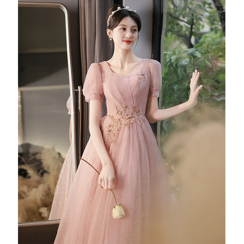Pink Evening Gown 2025 New High-End Luxury Small ence Women's Art Exam Performance Clothes Summer Ele Host Dr
Pink Evening Gown 2025 New High-End Luxury Small ence Women's Art Exam Performance Clothes Summer Ele Host Dr