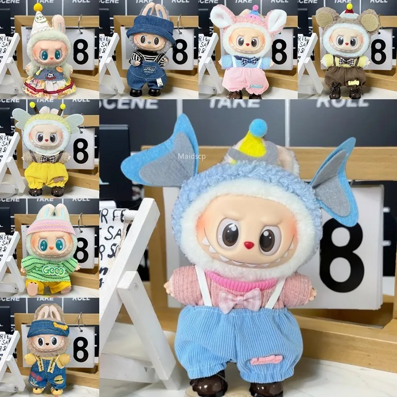 Mini Doll'S Clothes Outfit Accessories for 17cm V1v2 Labubu Clothes Accessories Gift (no Doll No Shoes)
Mini Doll'S Clothes Outfit Accessories for 17cm V1v2 Labubu Clothes Accessories Gift (no Doll No Shoes)