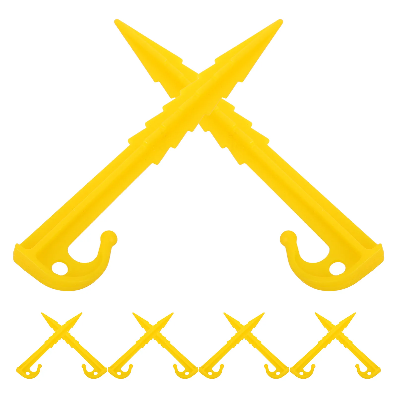 10pcs Tent Pegs 14 6cm Yellow Plastic Durable Windproof Fixation Serrated Design Camping Stakes Suitable Tents Tarps Canopies
10pcs Tent Pegs 14 6cm Yellow Plastic Durable Windproof Fixation Serrated Design Camping Stakes Suitable Tents Tarps Canopies