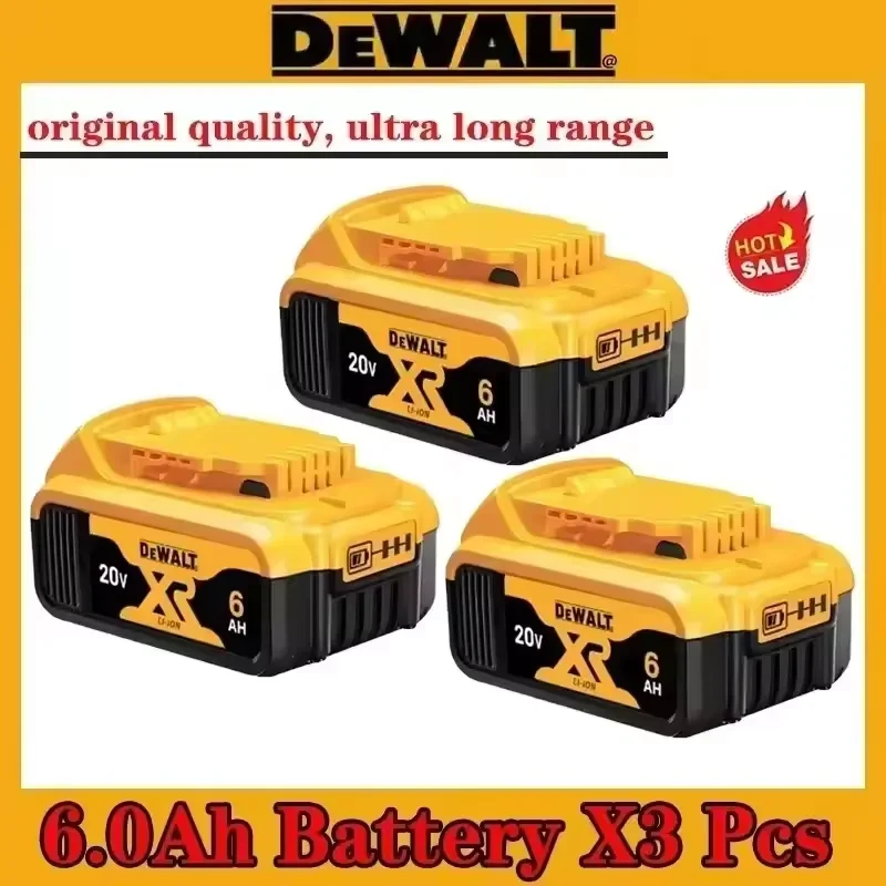 Original DEWALT battery 20V 6AH Rechargeable lithium ion battery DCB115 DCB118 fast charging DEWALT tool battery With Charger
Original DEWALT battery 20V 6AH Rechargeable lithium ion battery DCB115 DCB118 fast charging DEWALT tool battery With Charger