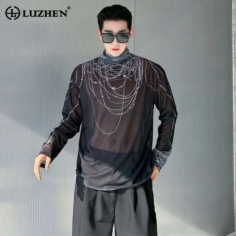 LUZHEN модные полупрозрачные футболки с длинными рукавами и принтом, одежда, американские стильные новые оригинальные мужские топы LZ9185
LUZHEN модные полупрозрачные футболки с длинными рукавами и принтом, одежда, американские стильные новые оригинальные мужские топы LZ9185