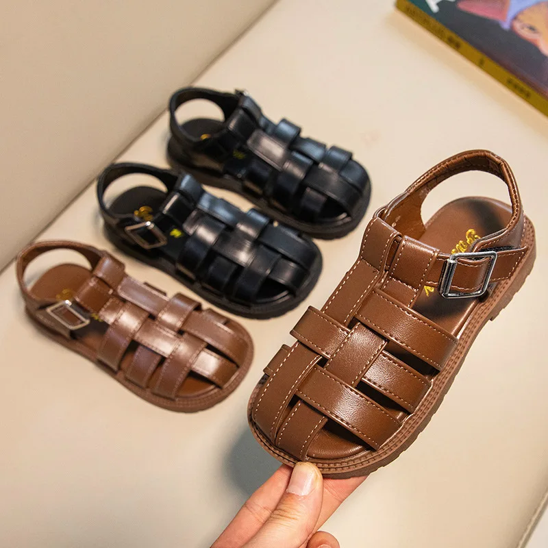 Summer Girl Sandals New Fashion Simple Kid Shoes Anti Slip Soft Sole Comfort Boy Shoes Casual Trend Retro Lightweight Kid Sandal
Summer Girl Sandals New Fashion Simple Kid Shoes Anti Slip Soft Sole Comfort Boy Shoes Casual Trend Retro Lightweight Kid Sandal