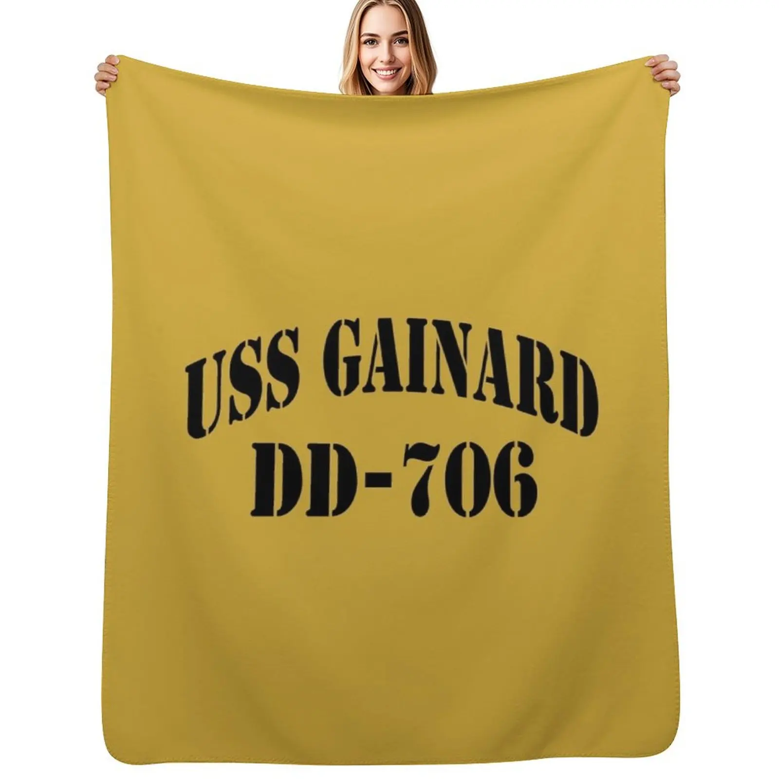 USS GAINARD (DD-706) SHIP'S STORE Throw Blanket Fade Resistant Durable Throw Blanket
USS GAINARD (DD-706) SHIP'S STORE Throw Blanket Fade Resistant Durable Throw Blanket