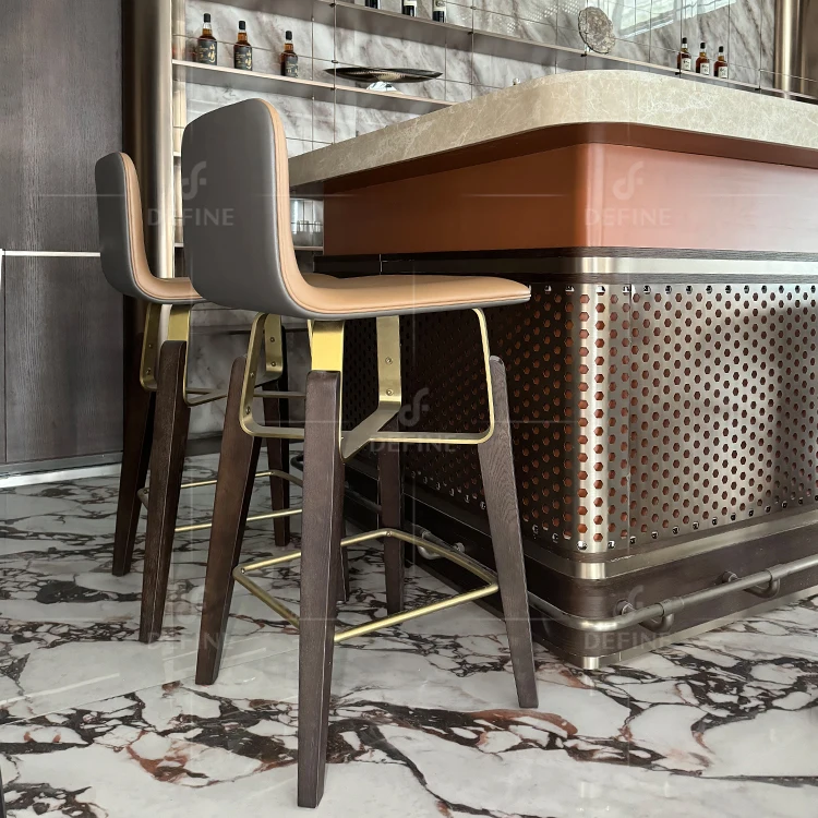 Сверхмощные деревянные и нержавеющие стальные основы, роскошные кожаные высокие барные стулья коммерческого класса для барного стула
Сверхмощные деревянные и нержавеющие стальные основы, роскошные кожаные высокие барные стулья коммерческого класса для барного стула
