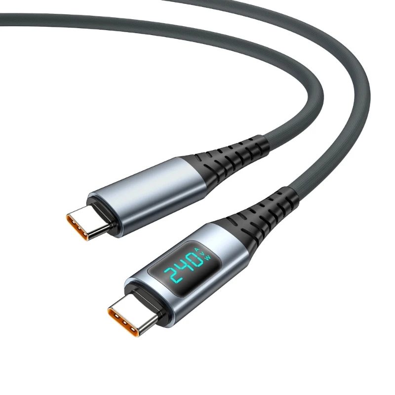 Нейлоновый кабель USB3.2Gen2x2, 20 Гбит/с, 240 Вт, быстрая зарядка, 4K60 Гц, для ноутбуков и планшетов D5QC
Нейлоновый кабель USB3.2Gen2x2, 20 Гбит/с, 240 Вт, быстрая зарядка, 4K60 Гц, для ноутбуков и планшетов D5QC