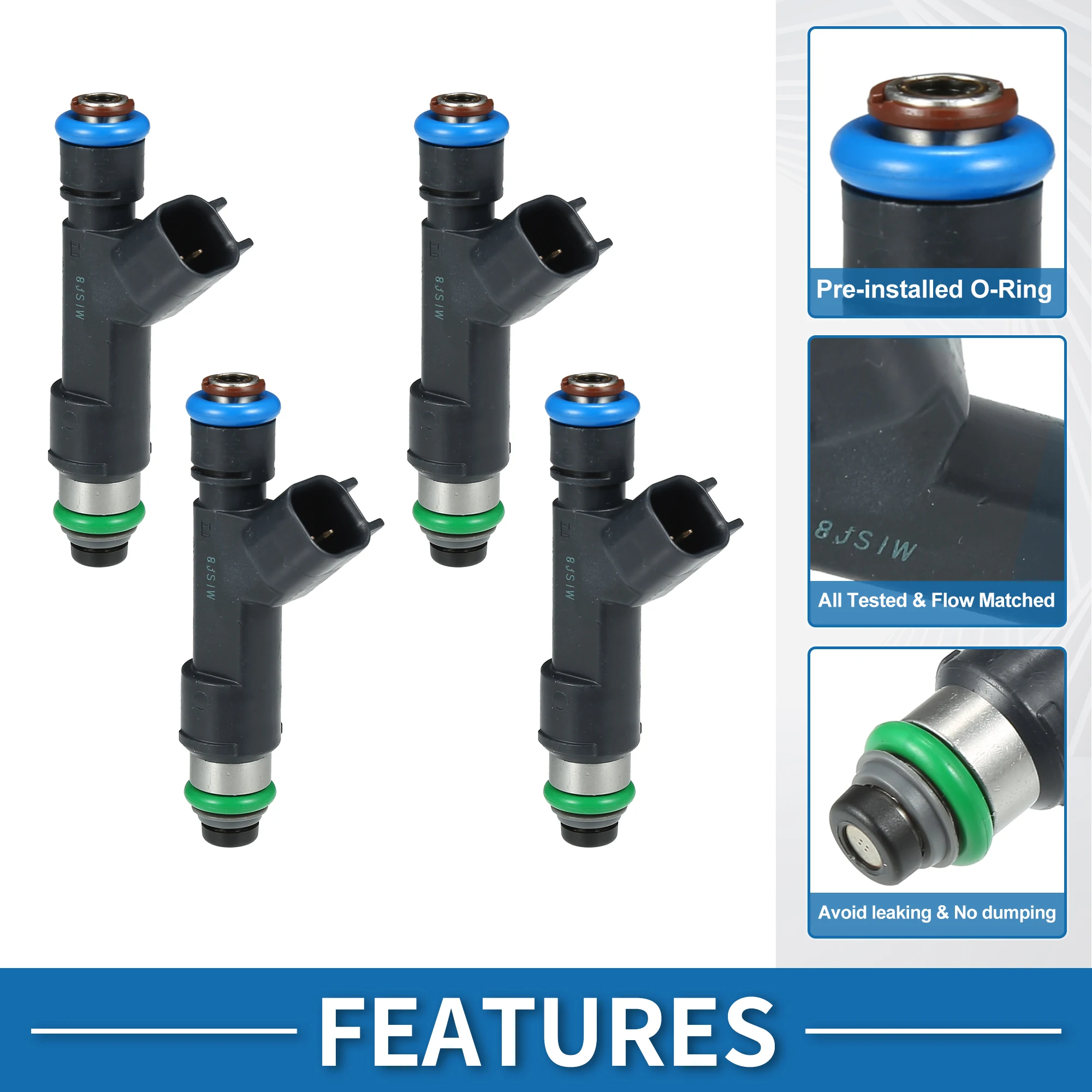 Топливная форсунка UXCELL No 12602480 для Chevrolet Malibu LS LT LTZ 08-10 2,4 л, черная, 4 шт.
Топливная форсунка UXCELL No 12602480 для Chevrolet Malibu LS LT LTZ 08-10 2,4 л, черная, 4 шт.