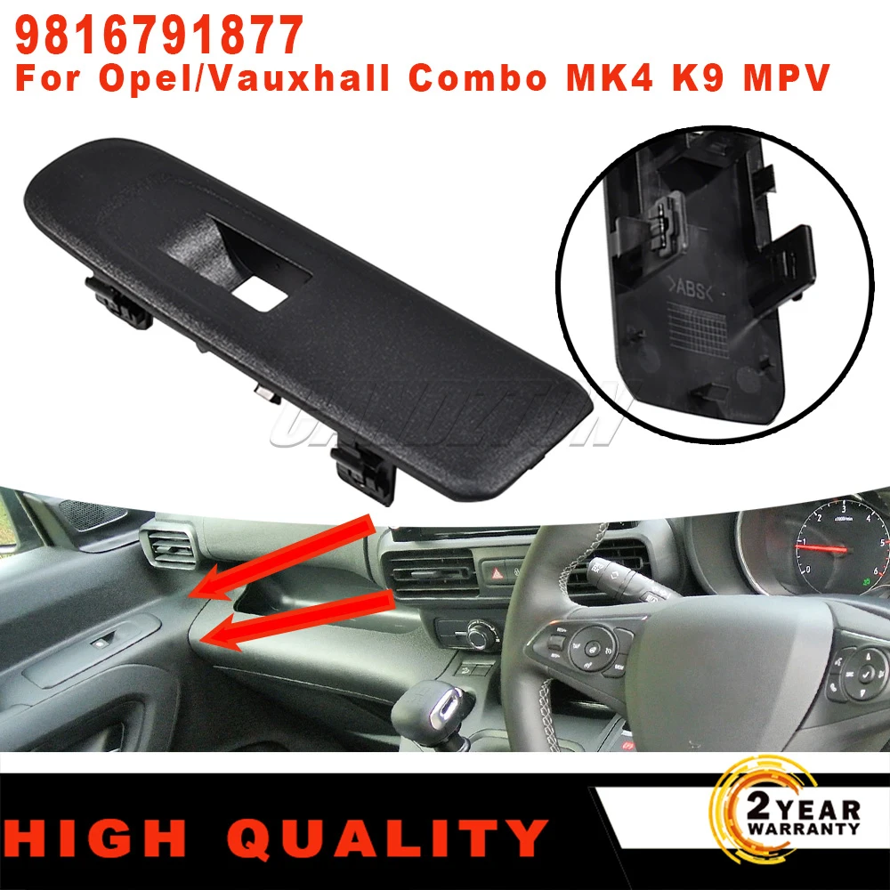 For Opel/Vauxhall Combo MK4 K9 MPV 2018-On 1 Pc New Passenger Side Window Button Switch Frame Easy Installation car accessories
For Opel/Vauxhall Combo MK4 K9 MPV 2018-On 1 Pc New Passenger Side Window Button Switch Frame Easy Installation car accessories