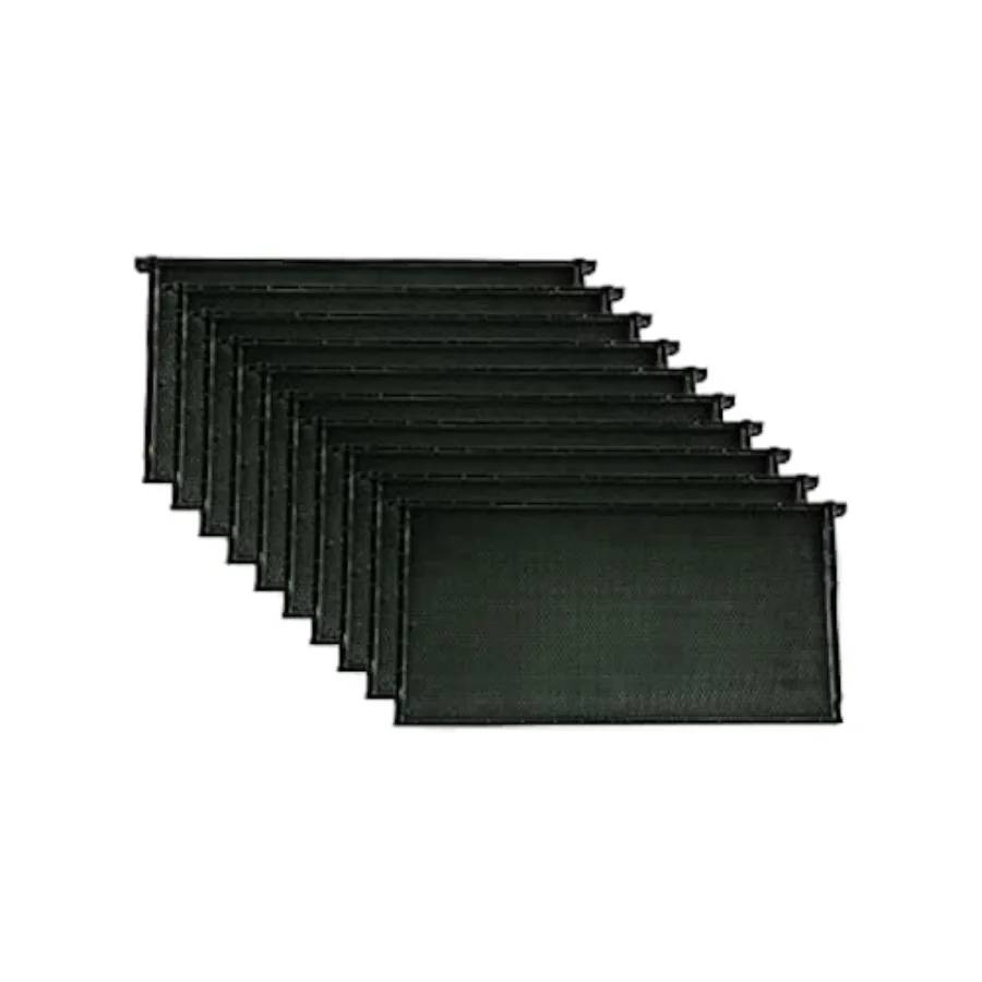 Beekeeping frames for hive use plastic material black color natural beeswax coating and BPA/BPS free
Beekeeping frames for hive use plastic material black color natural beeswax coating and BPA/BPS free