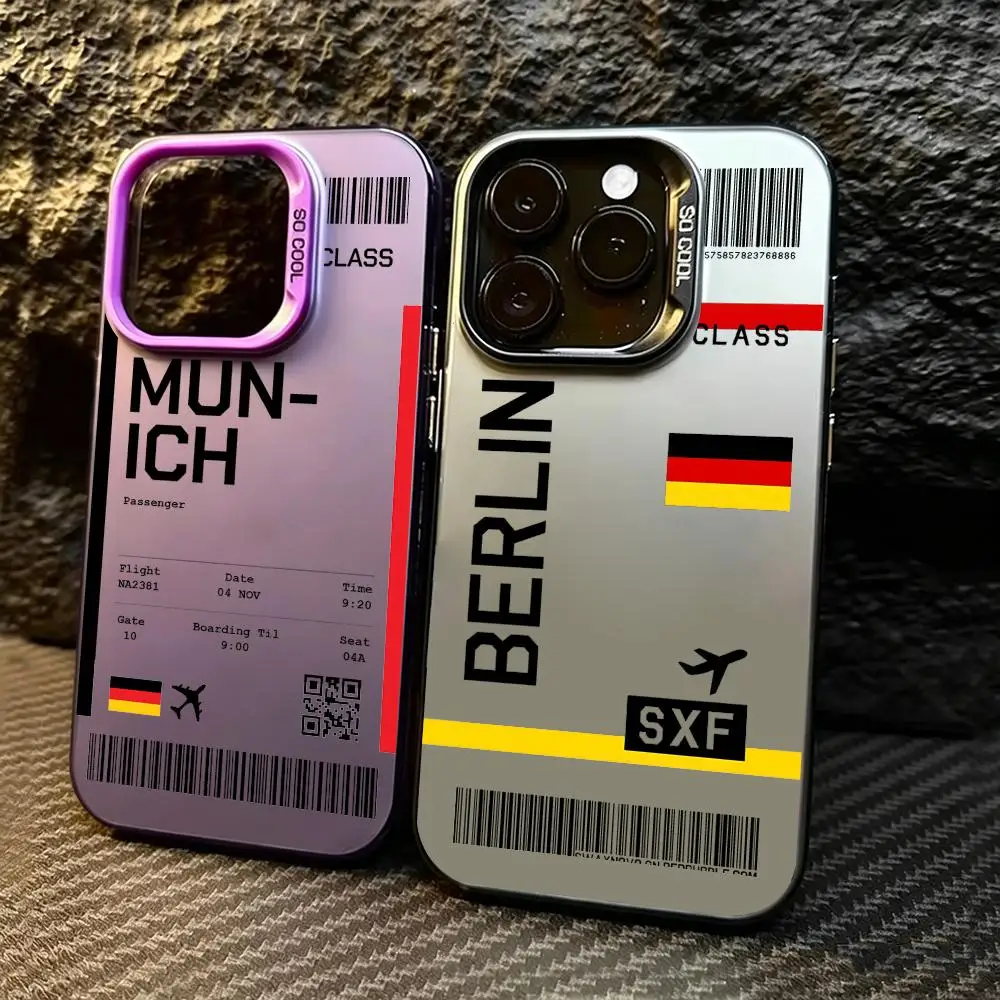 Plane travel ticket germany Phone Case For iPhone 17 16 15 14 13 12 11 Pro Max Matte Laser Aurora Phone Case Shockproof Cover
Plane travel ticket germany Phone Case For iPhone 17 16 15 14 13 12 11 Pro Max Matte Laser Aurora Phone Case Shockproof Cover