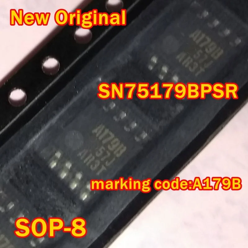 1Pcs to 100Pcs New Original Sn75179Bpsr Sop-8 Marking Code:A179B Differential Driver and Receiver
1Pcs to 100Pcs New Original Sn75179Bpsr Sop-8 Marking Code:A179B Differential Driver and Receiver