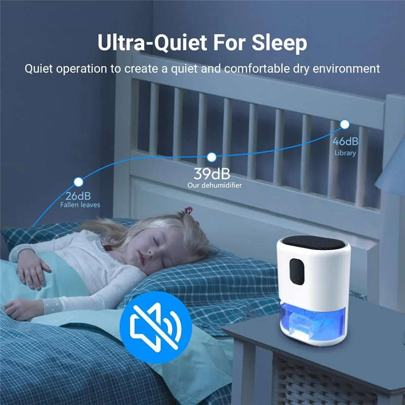 AC56-Dehumidifier For Home, Dehumidifiers With 7 Colorful Lights,1000ML Small Dehumidifier,Ultra Quiet Dehumidifiers EU Plug
AC56-Dehumidifier For Home, Dehumidifiers With 7 Colorful Lights,1000ML Small Dehumidifier,Ultra Quiet Dehumidifiers EU Plug
