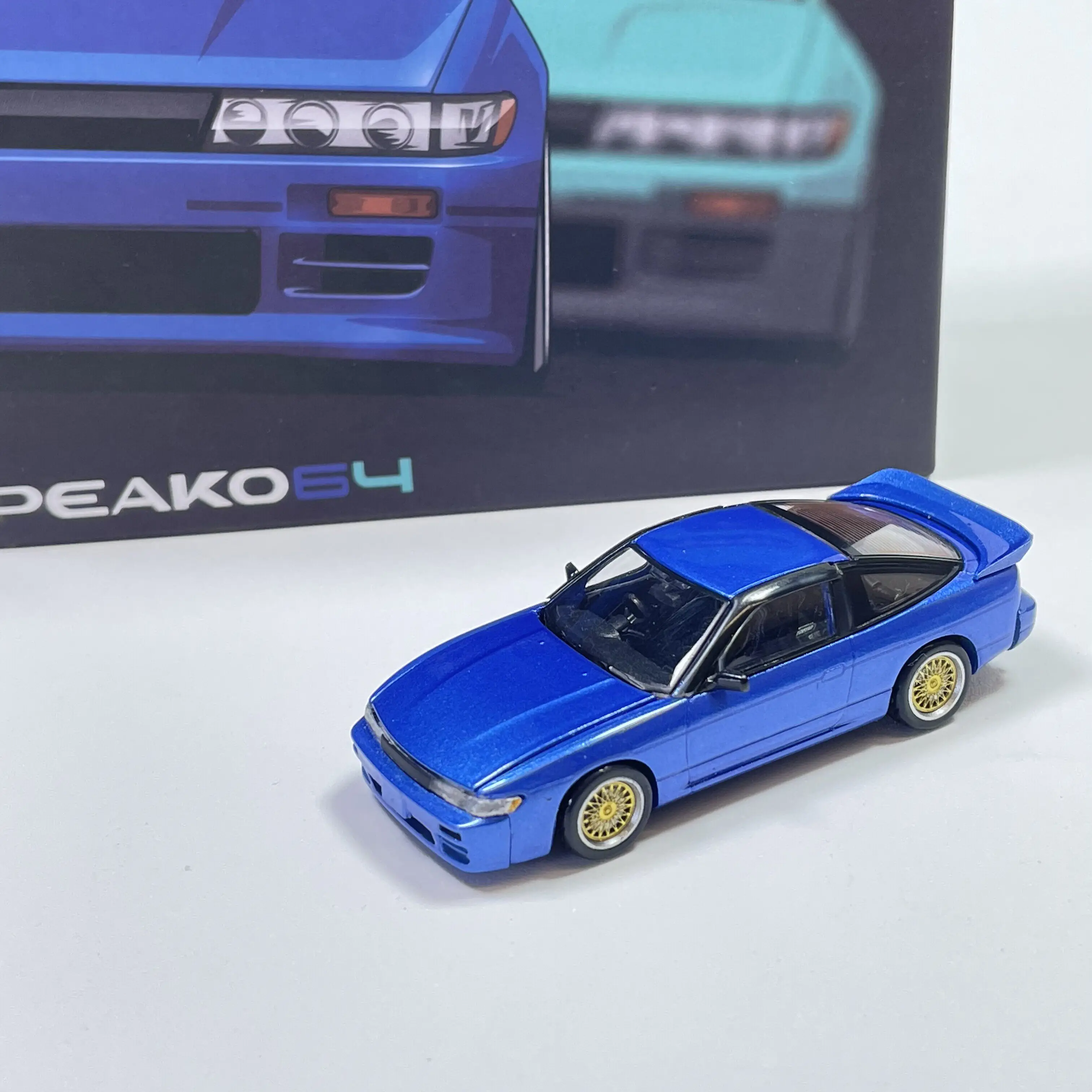Diecast Peako Sileight HTYR RPS13 1:64 Scale Alloy Car Model
Diecast Peako Sileight HTYR RPS13 1:64 Scale Alloy Car Model