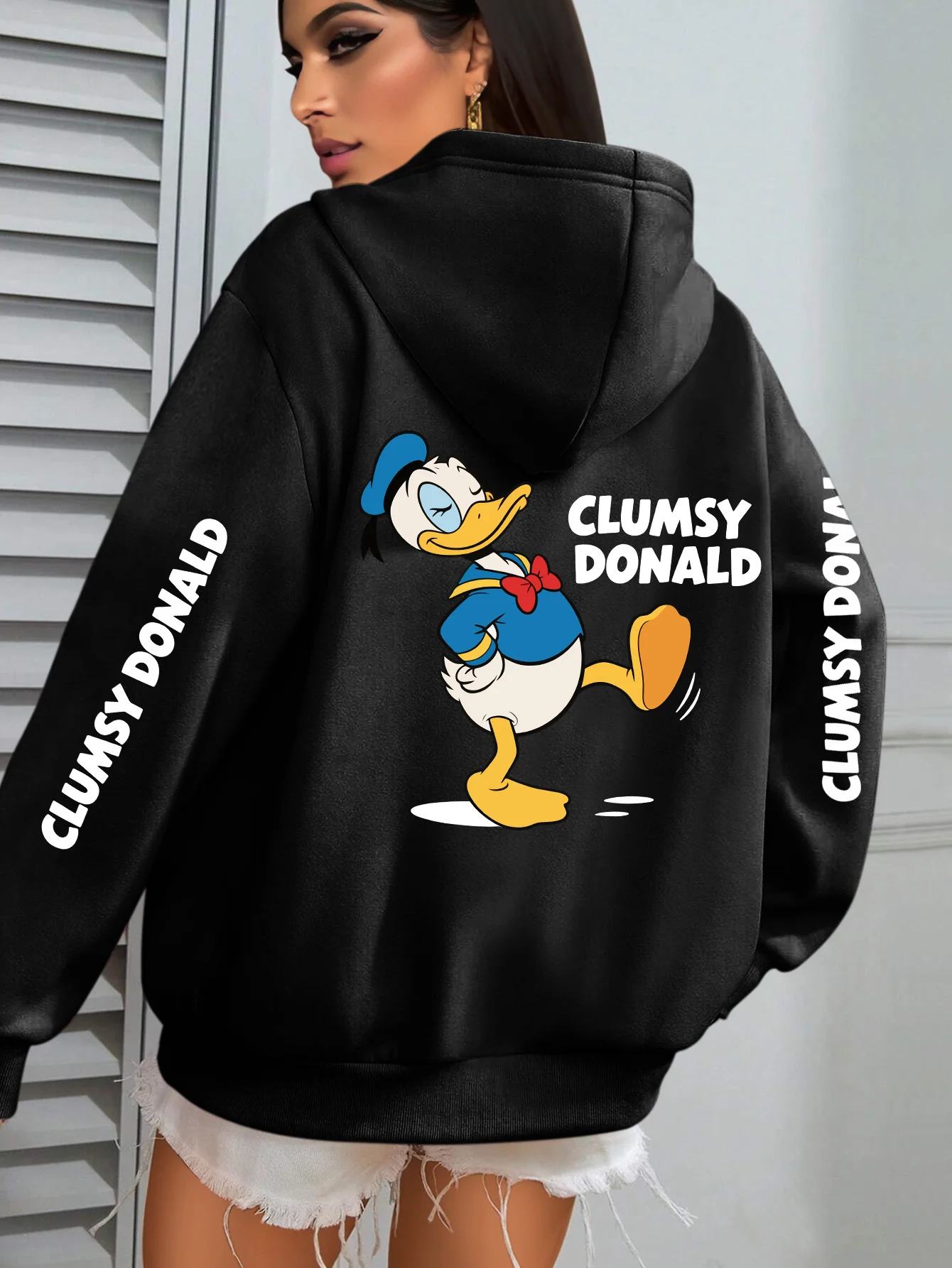 Женская толстовка с капюшоном Disney с рисунком Дональда Дака — унисекс, осенне-зимняя флисовая толстовка с капюшоном для повседневного использования на открытом воздухе, для любого случая
Женская толстовка с капюшоном Disney с рисунком Дональда Дака — унисекс, осенне-зимняя флисовая толстовка с капюшоном для повседневного использования на открытом воздухе, для любого случая