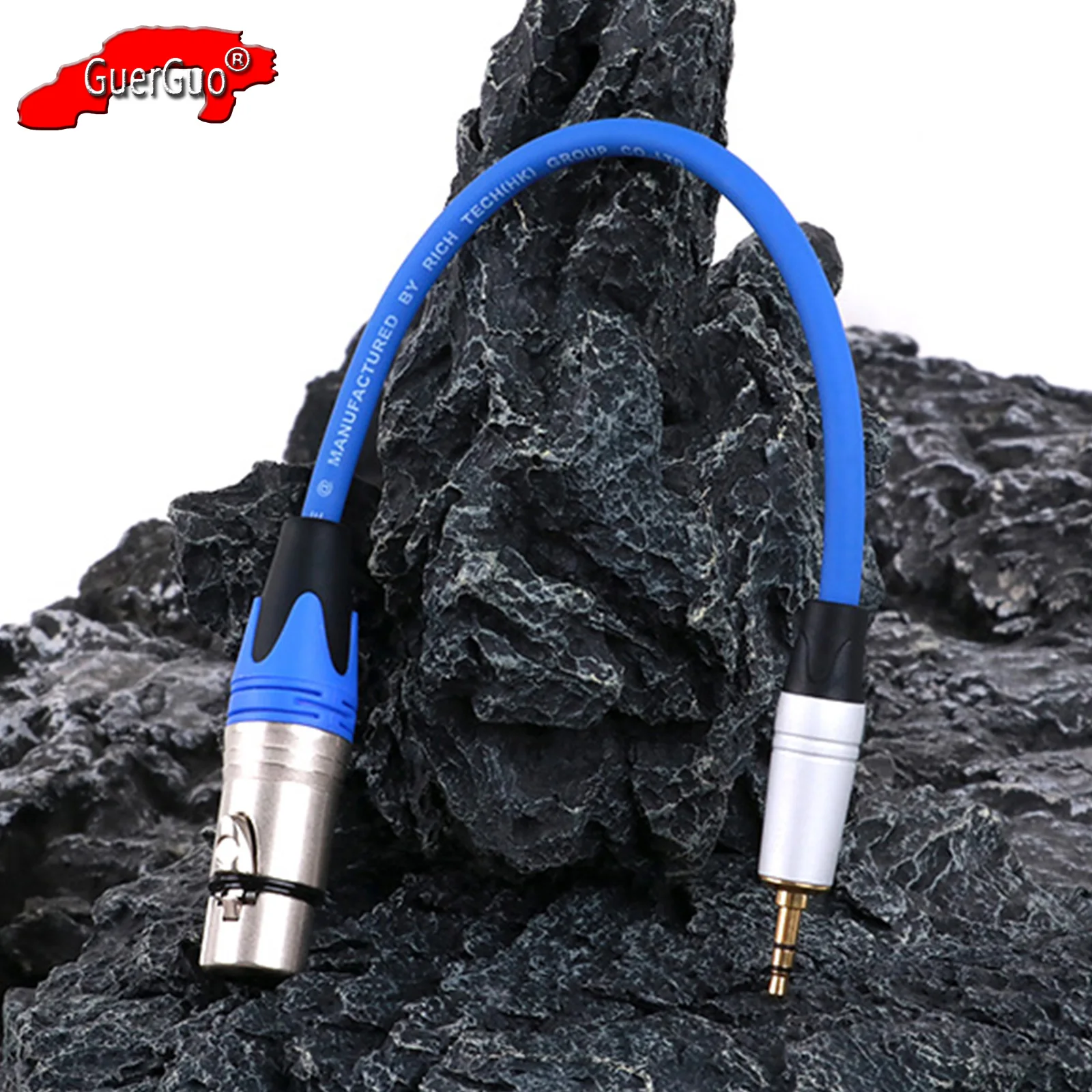 3.5mm Jack to XLR Audio HiFi Cable,3Pin XLR Female to 1/8 Inch Male AUX MIC Cord Gold Plated Plug Connector for Instrument Mixer
3.5mm Jack to XLR Audio HiFi Cable,3Pin XLR Female to 1/8 Inch Male AUX MIC Cord Gold Plated Plug Connector for Instrument Mixer