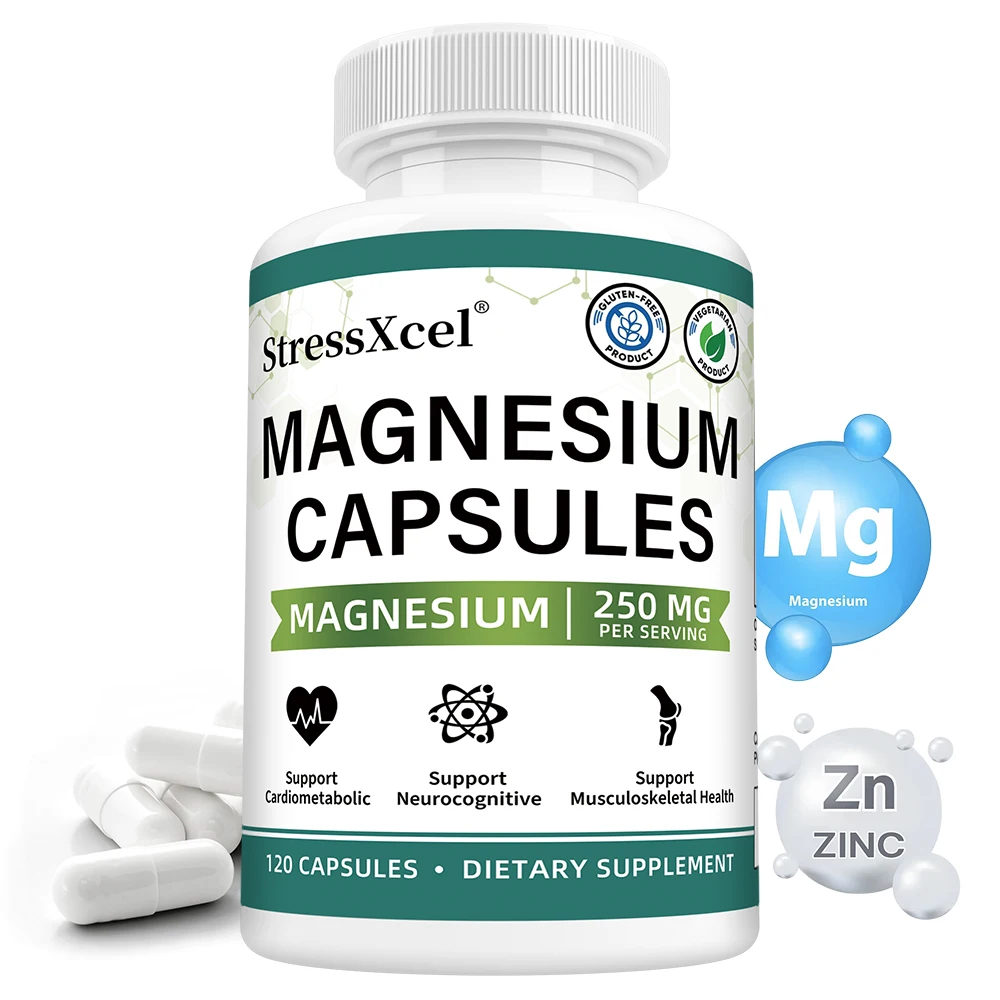 Magnesium (Glycinate) 250 Mg-High Absorption, Helps with Stress, Muscle, Sleep, Joints, Bones, Immune and Cardiovascular Health
Magnesium (Glycinate) 250 Mg-High Absorption, Helps with Stress, Muscle, Sleep, Joints, Bones, Immune and Cardiovascular Health