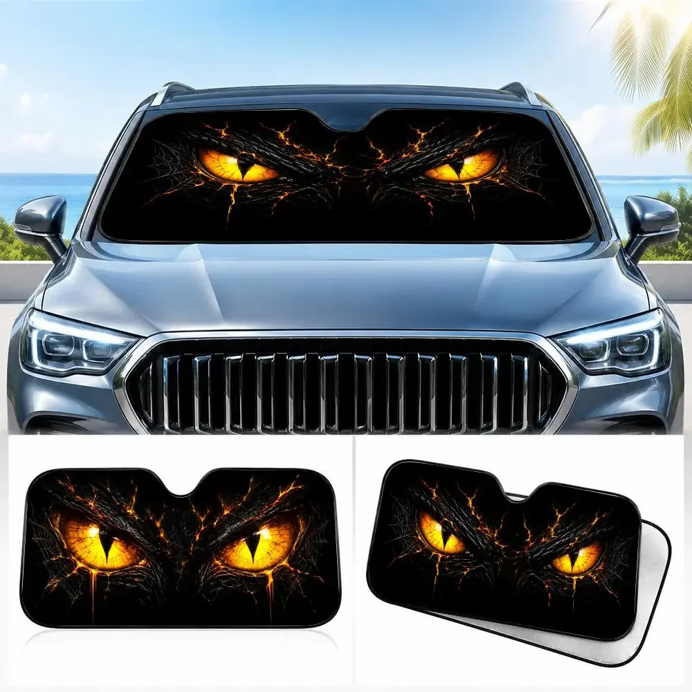 Cartoon Lightning Yellow Energy Eye Sun Visor Car Windshield Sunshade UV Protection Reflective Foldable Heat Insulation Cover
Cartoon Lightning Yellow Energy Eye Sun Visor Car Windshield Sunshade UV Protection Reflective Foldable Heat Insulation Cover