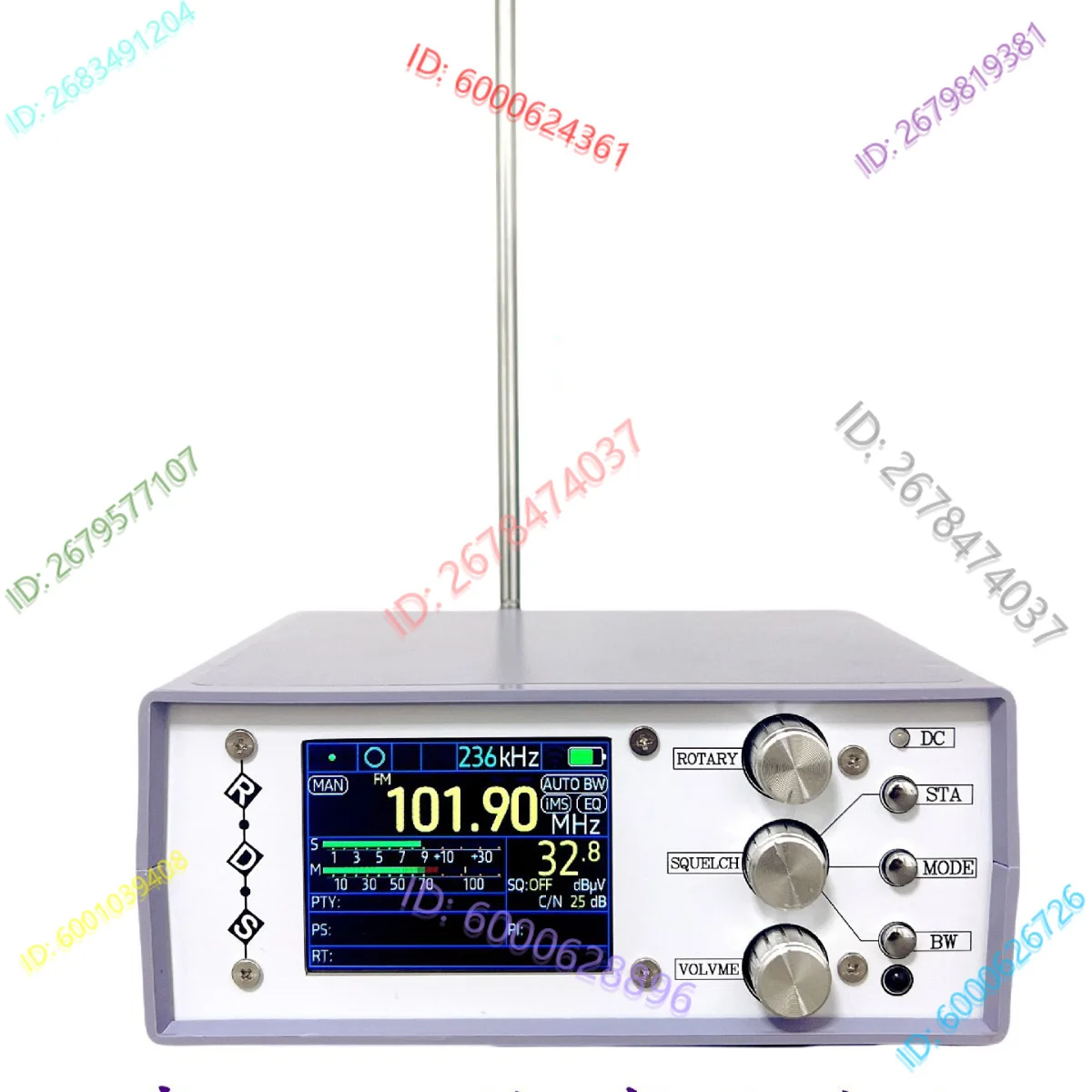 TEF6686 radio high quality AM/FM receiver sensitivity, built-in battery DIY desktop radio
TEF6686 radio high quality AM/FM receiver sensitivity, built-in battery DIY desktop radio