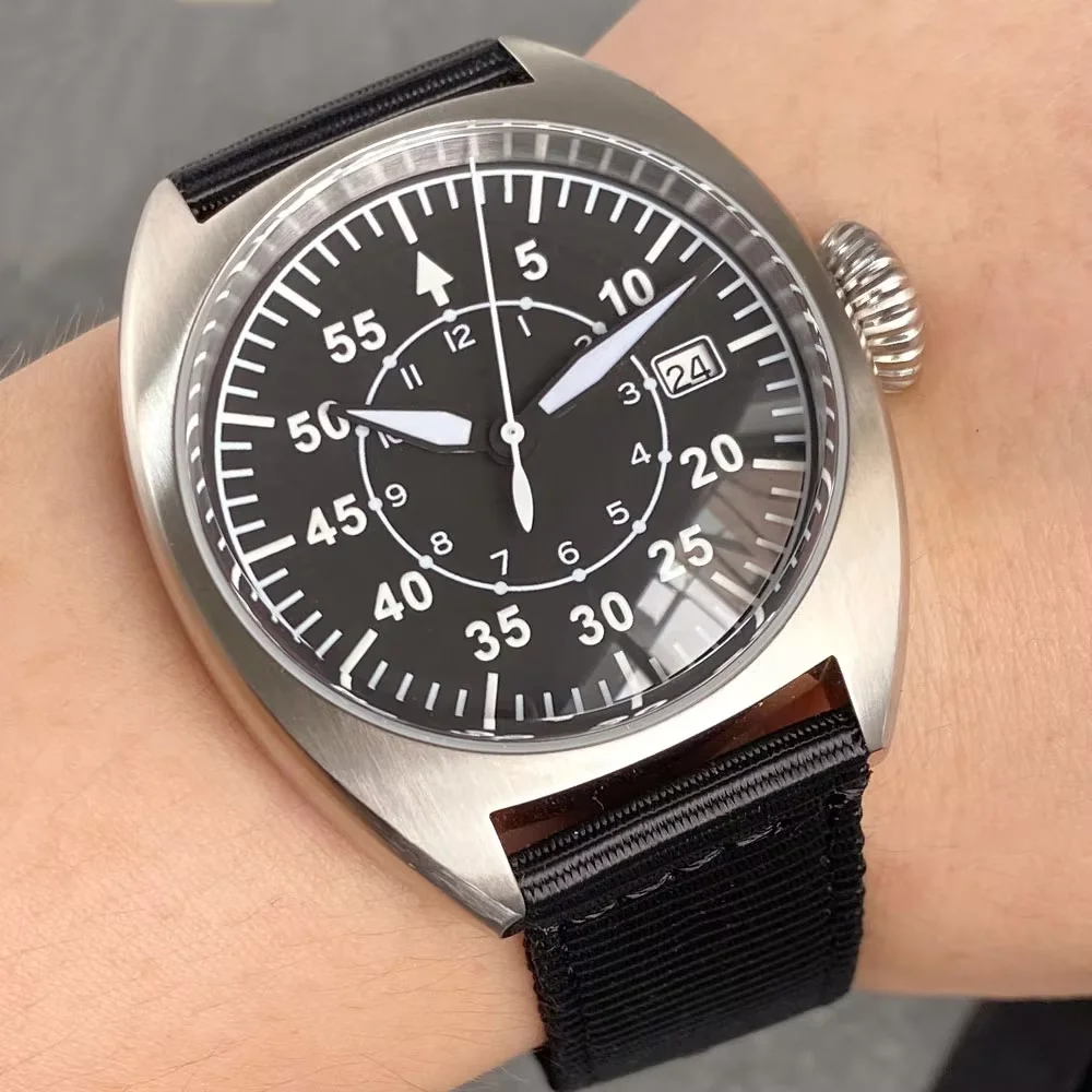 Tandorio New 40mm Military NH35 PT5000 Movement Mechanical Watch for Men Bow Sapphire Glass 200m Waterproof Luminous Hands
Tandorio New 40mm Military NH35 PT5000 Movement Mechanical Watch for Men Bow Sapphire Glass 200m Waterproof Luminous Hands