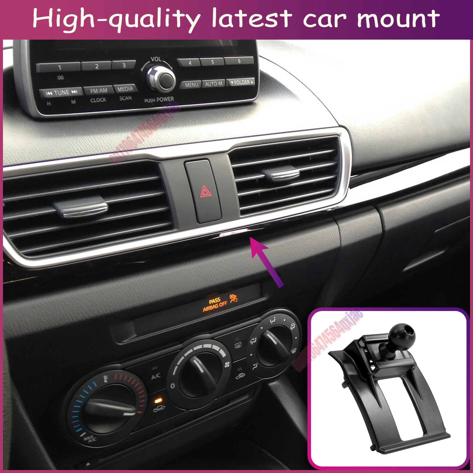 For Mazda 3 2014-2018 Smart car phone holder Special Fixed Bracket Base Wireless Charging Interior Accessories
For Mazda 3 2014-2018 Smart car phone holder Special Fixed Bracket Base Wireless Charging Interior Accessories