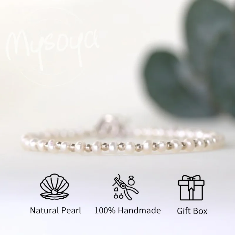 MYSOYA 5-6 мм браслет из натурального белого пресноводного жемчуга для женщин и мужчин с подарочной коробкой, подарок на свадьбу, день рождения, Рождество, ювелирные изделия
MYSOYA 5-6 мм браслет из натурального белого пресноводного жемчуга для женщин и мужчин с подарочной коробкой, подарок на свадьбу, день рождения, Рождество, ювелирные изделия