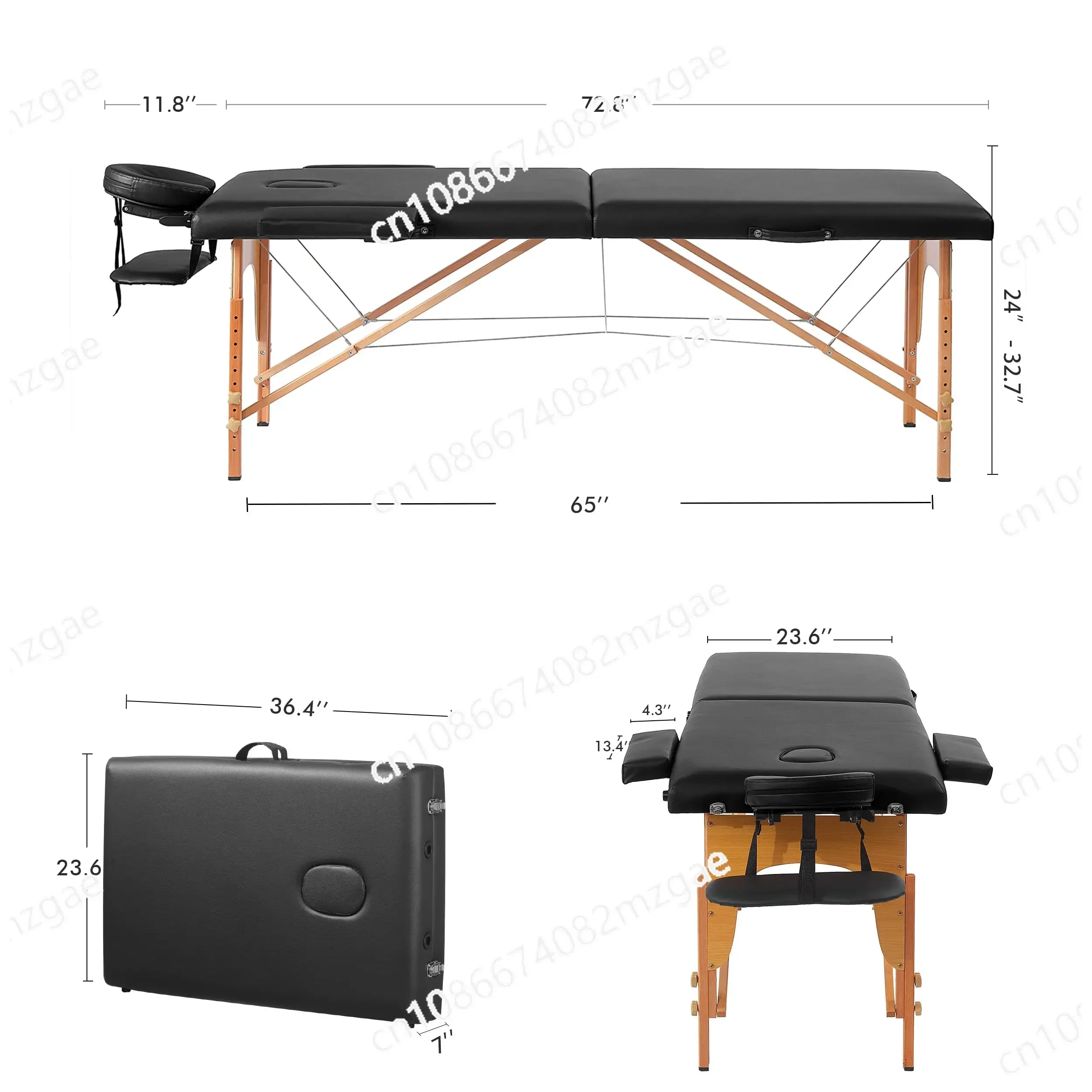 Massage Bed, Foldable, Portable, Height Adjustable Tattoo Eyelash Bed, Modern Style
Massage Bed, Foldable, Portable, Height Adjustable Tattoo Eyelash Bed, Modern Style