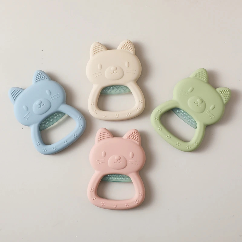 Baby Teething Toys Cartoon Kitten Water-filled Silicone Chewing Toy Cool Sensory Touch Of Baby Teething Rings Gifts For Newborns
Baby Teething Toys Cartoon Kitten Water-filled Silicone Chewing Toy Cool Sensory Touch Of Baby Teething Rings Gifts For Newborns