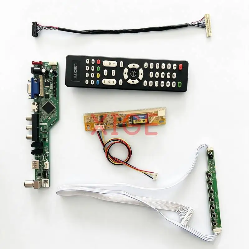 Matrix Controller Drive Board Fit LTN150XB LTN150X6 TM150XG LTN150XG 1024*768 1024x768 LVDS-30Pin HDMI+VGA+AV+USB 1-CCFL DIY Kit
Matrix Controller Drive Board Fit LTN150XB LTN150X6 TM150XG LTN150XG 1024*768 1024x768 LVDS-30Pin HDMI+VGA+AV+USB 1-CCFL DIY Kit