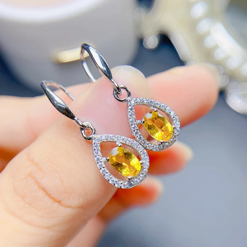Natural topaz earrings for women silver 925 jewelry luxury gem stones 18k gold plated free shiping items
Natural topaz earrings for women silver 925 jewelry luxury gem stones 18k gold plated free shiping items