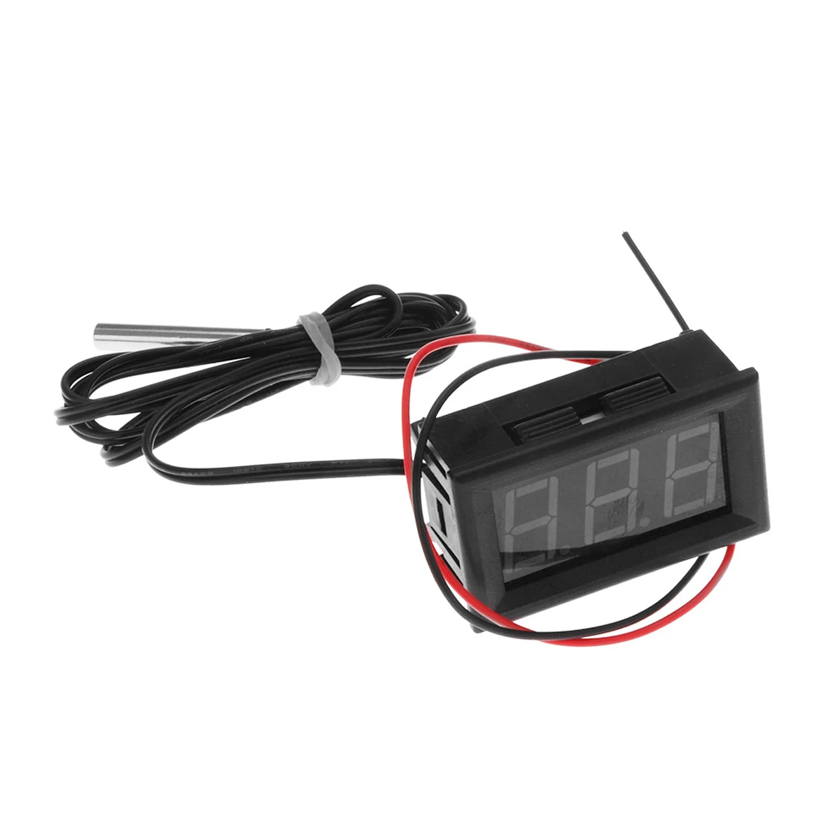 Thermometer 3 Digits Display Blue Red Yellow Waterproof Probe 1m Wire High Precision Multi Use Temperature Meter Refrigerator
Thermometer 3 Digits Display Blue Red Yellow Waterproof Probe 1m Wire High Precision Multi Use Temperature Meter Refrigerator