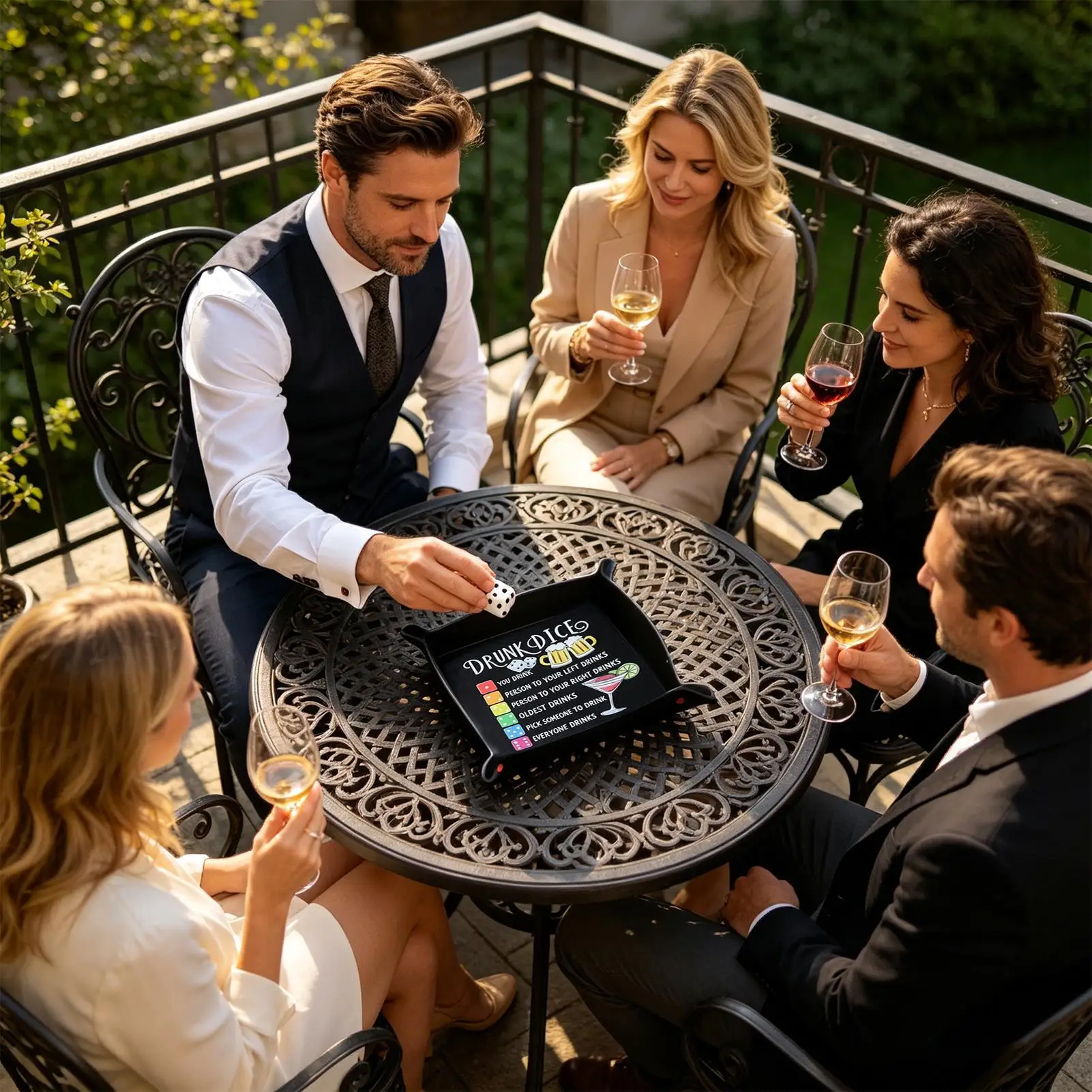 Dice Tray Interactive Party Supplies Dice Holder Tray For Leisure Entertainment Competition Home Bar Traveling Family Gathering
Dice Tray Interactive Party Supplies Dice Holder Tray For Leisure Entertainment Competition Home Bar Traveling Family Gathering