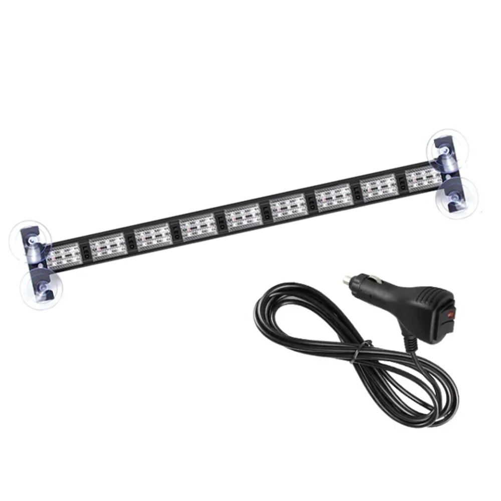 54 LED Strobe Warning Lights Aluminum Alloy and LED Fit For most 12-24 V DC vehicles such as cars, trucks, and snowploughs
54 LED Strobe Warning Lights Aluminum Alloy and LED Fit For most 12-24 V DC vehicles such as cars, trucks, and snowploughs