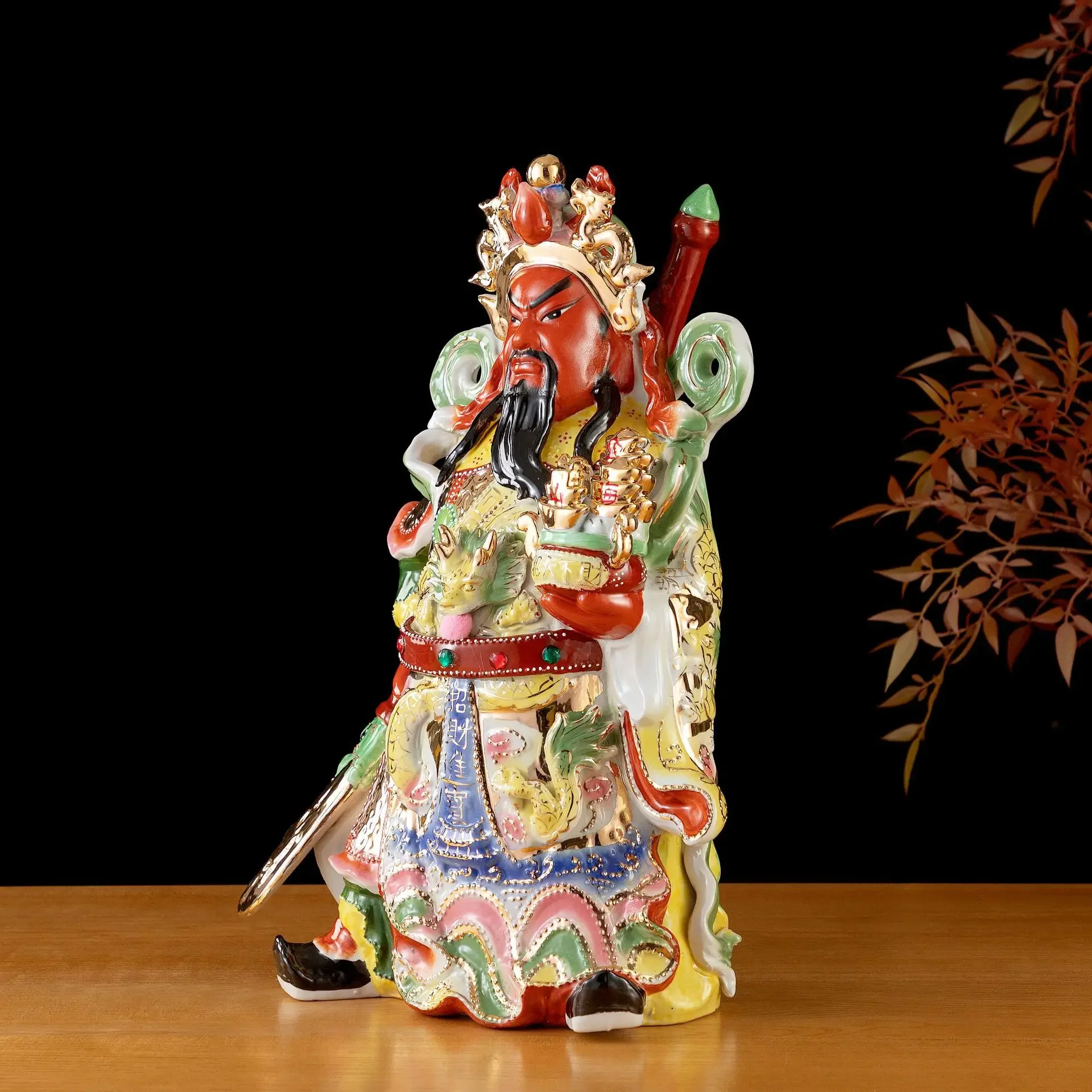 V8 ceramic back knife Guan Gong Guan Yu God of Fortune oblique knife Guan Erye Buddha statue home decoration
V8 ceramic back knife Guan Gong Guan Yu God of Fortune oblique knife Guan Erye Buddha statue home decoration