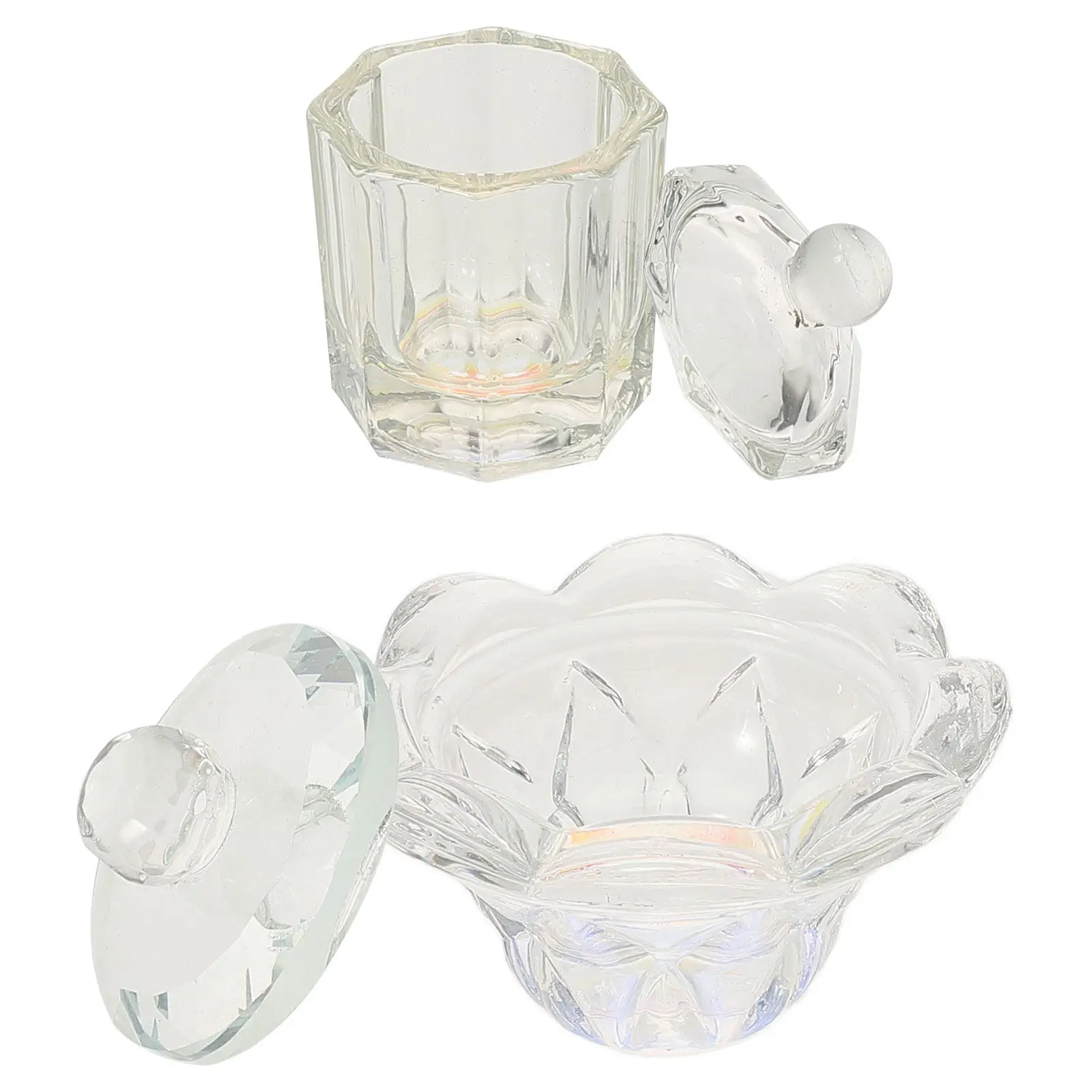 2Pcs Elegant Crystal Glass Nail Cup Professional Manicure Accessory for Mixing Nail Liquids Powder Cleaning Brushes Stable
2Pcs Elegant Crystal Glass Nail Cup Professional Manicure Accessory for Mixing Nail Liquids Powder Cleaning Brushes Stable