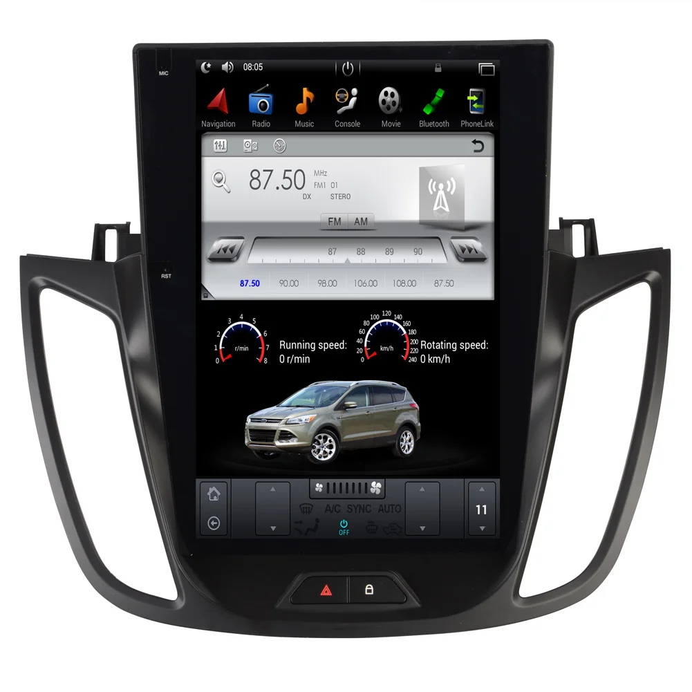 ZAIQU 12.1 Inch Style Car Gps Navigation Android Dvd Player for FORD KUGA / Escape 2013-2015 Dashboard
ZAIQU 12.1 Inch Style Car Gps Navigation Android Dvd Player for FORD KUGA / Escape 2013-2015 Dashboard