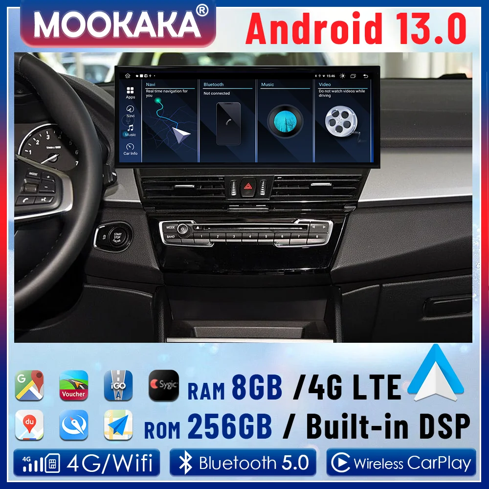 Android Auto GPS Navigation For BMW 2 Series Touring F22 2013-2019 Car Radio Multimedia Player 15.8" Screen HeadUnit DSP Carplay
Android Auto GPS Navigation For BMW 2 Series Touring F22 2013-2019 Car Radio Multimedia Player 15.8" Screen HeadUnit DSP Carplay