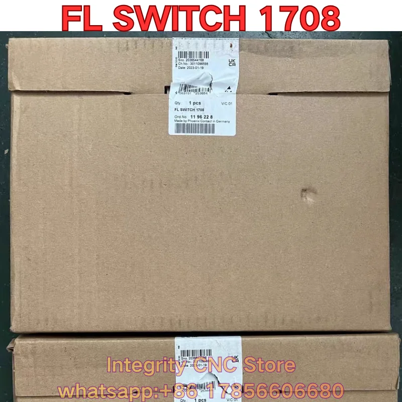 New FL SWITCH 1708 PLC module 1196228
New FL SWITCH 1708 PLC module 1196228
