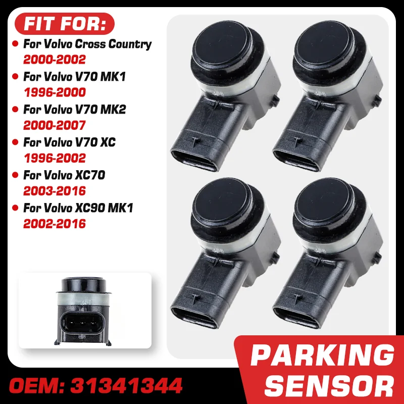 PDC Parking Reverse Sensor For Volvo V70 1996-2007 Volvo V70 XC 1996-2002 Volvo XC70 2003-2016 Volvo XC90 2002-2016 31341344
PDC Parking Reverse Sensor For Volvo V70 1996-2007 Volvo V70 XC 1996-2002 Volvo XC70 2003-2016 Volvo XC90 2002-2016 31341344
