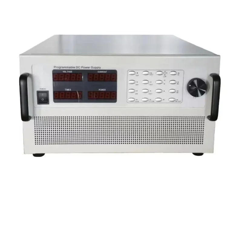 Industrial Use 1KW Programmable DC Power Supply 50V-300V Constant Voltage 50A-300A Constant Current RS232 RS485 220V 100A Output
Industrial Use 1KW Programmable DC Power Supply 50V-300V Constant Voltage 50A-300A Constant Current RS232 RS485 220V 100A Output